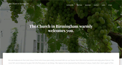 Desktop Screenshot of churchinbirmingham.org.uk