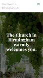 Mobile Screenshot of churchinbirmingham.org.uk